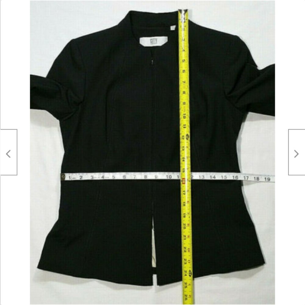 *SOLD* 19 City DKNY Blazer Suit Jacket Full Zip 3352E1M - Picture 6 of 8